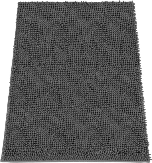 Absorbent Dog Door Mat for Muddy Paws, 72" x 48" Chenille Indoor Mats for Entryway, Trap Dirt Front Door Mat Indoor Entrance Washable Non Slip Soft
