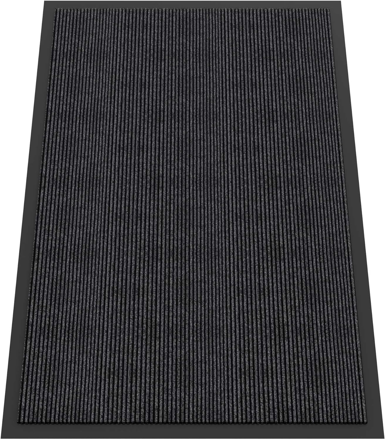 Indoor Outdoor Door Mat, 6’ x 4' Doormat for Entryway, Rubber Backing Non Slip Front Door Mat Outside Entrance, Super Absorbent Commercial Floor Mat for Home Office