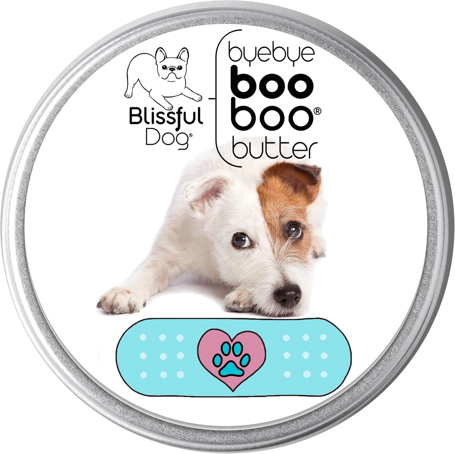The Blissful Dog 2 oz TIN Jack Russell Terrier Booboo Butter