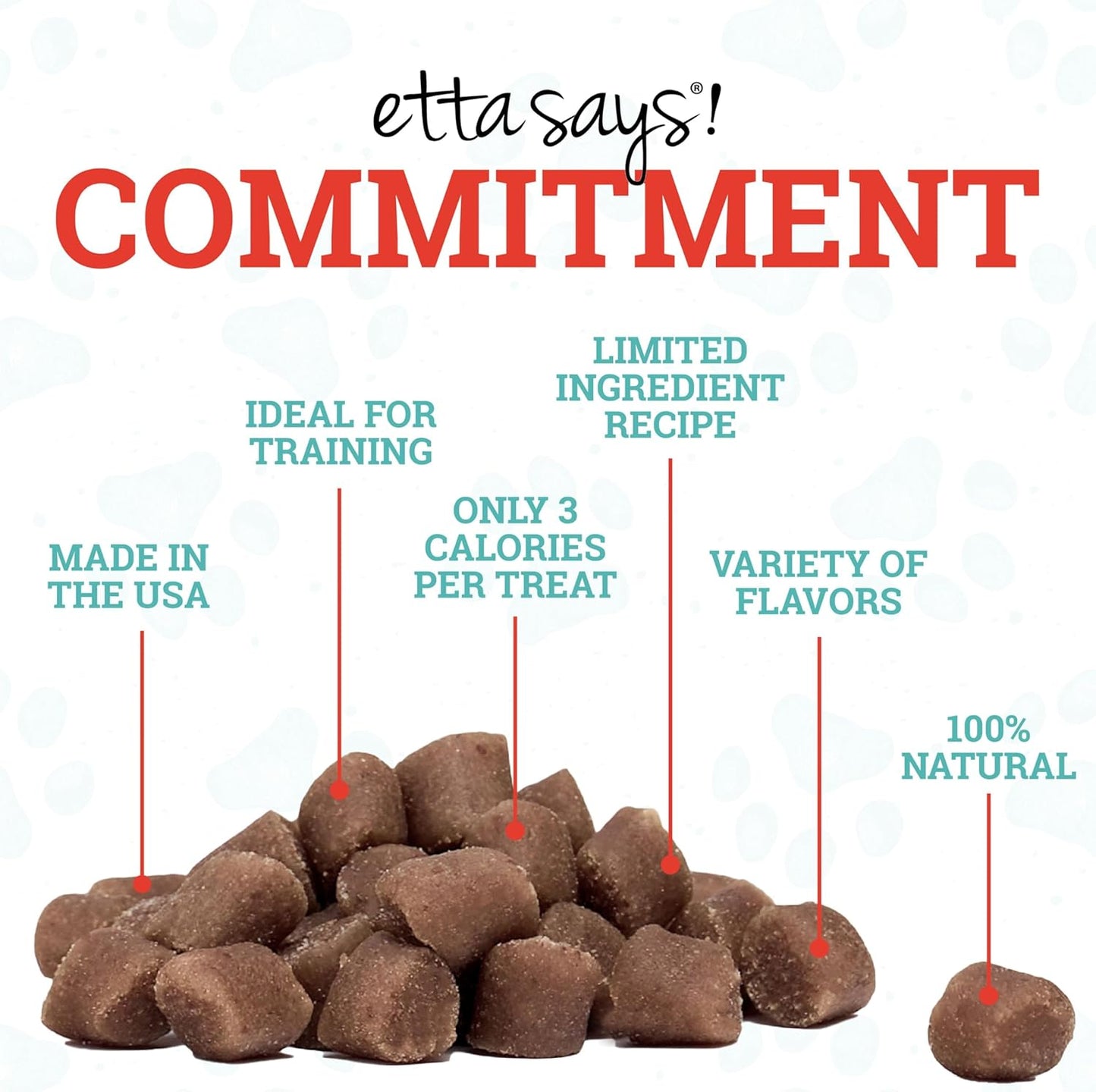 etta says! Training Treats - All Natural Variety Pack Soft Treats for Dogs - Bacon, Cheese, and Peanut Butter - Made in The USA (6 Oz Pack of 3)