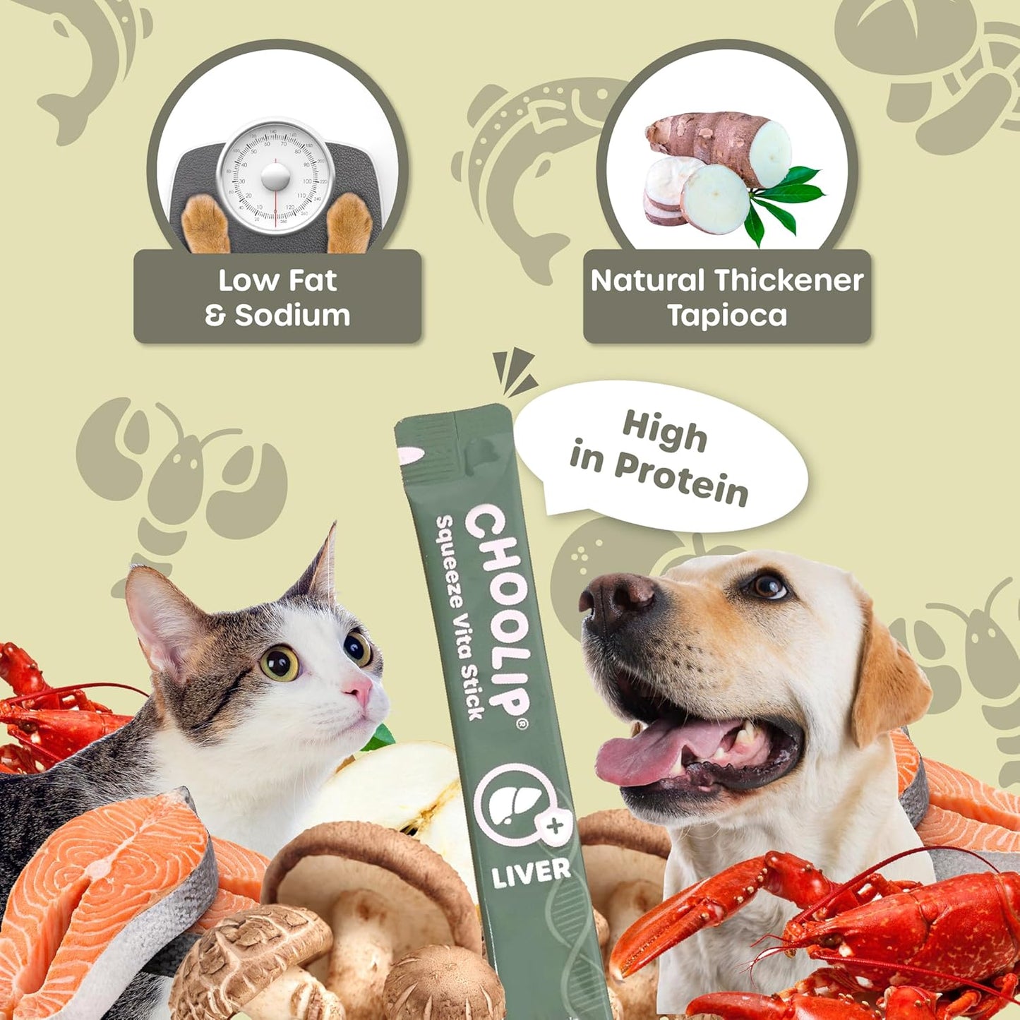 Grab & Go Squeeze Vita Stick Lickable Treats for Dogs & Cats. 49 Liver Support Sticks with Essential multivitamins. Soft and Tasty Paste for All Life Stages, Supporting Liver Health