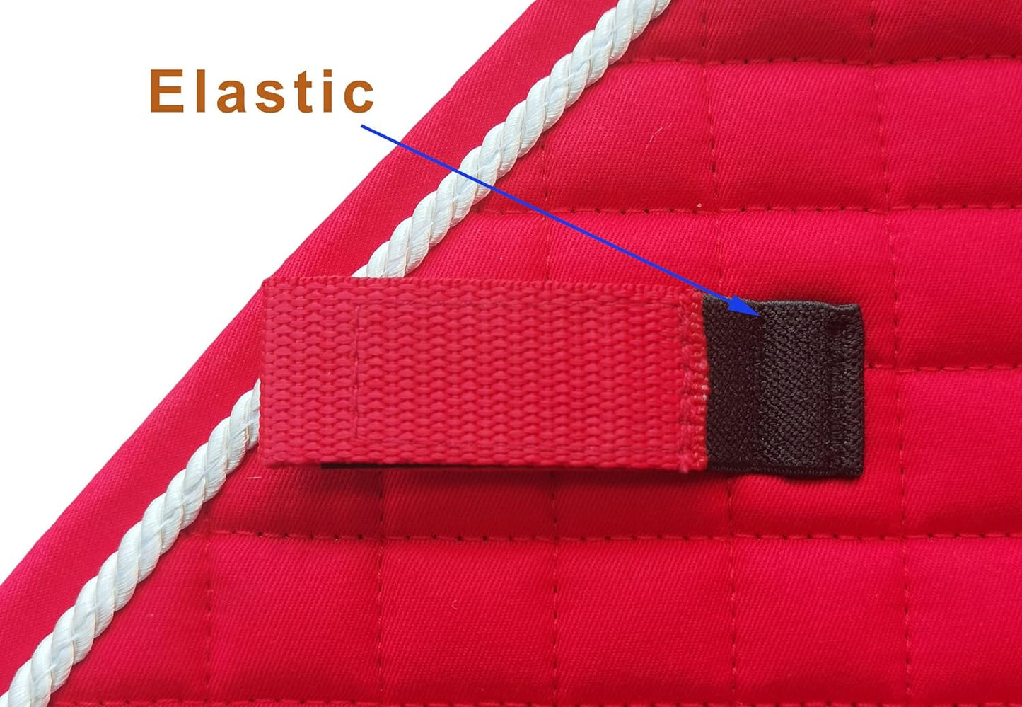 T TEKE Close Contact Saddle Pads,100% Cotton English Saddle Pads for Horses with Moisture-Wicking and Breathable Lining