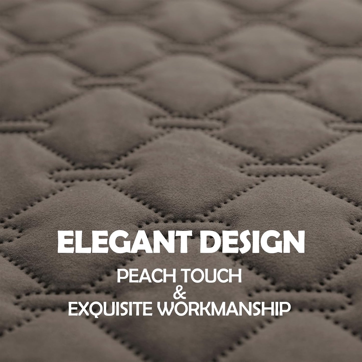 gogobunny 100% Double Sided Waterproof Dog Blanket Soft Pet Bed Cover Reversible Protect Furniture Couch Sofa Car for Puppy Cat Kids (Dark Walnut/Light Walnut, 82x82 Inch (Pack of 1))