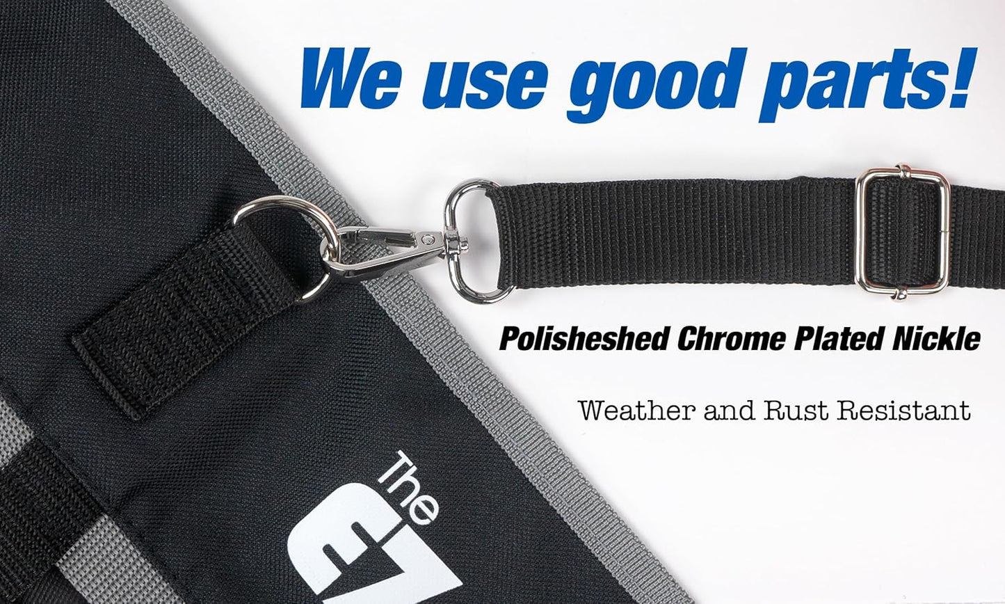 Southwestern Equine EZ Breezy Box Fan Holder, Horse Stall Classic Fan Bag, Stable Supplies, Horse Fan (2 Pack Black)