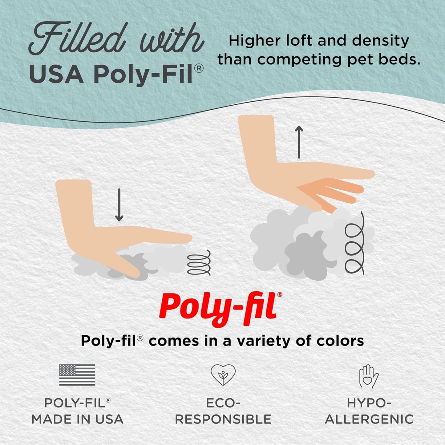 Best Friends by Sheri Original Calming Donut Dog and Cat Bed, Shag Faux Fur, Gray, (23in x 23in) - Anxiety Relief for Pets Up to 25 lbs