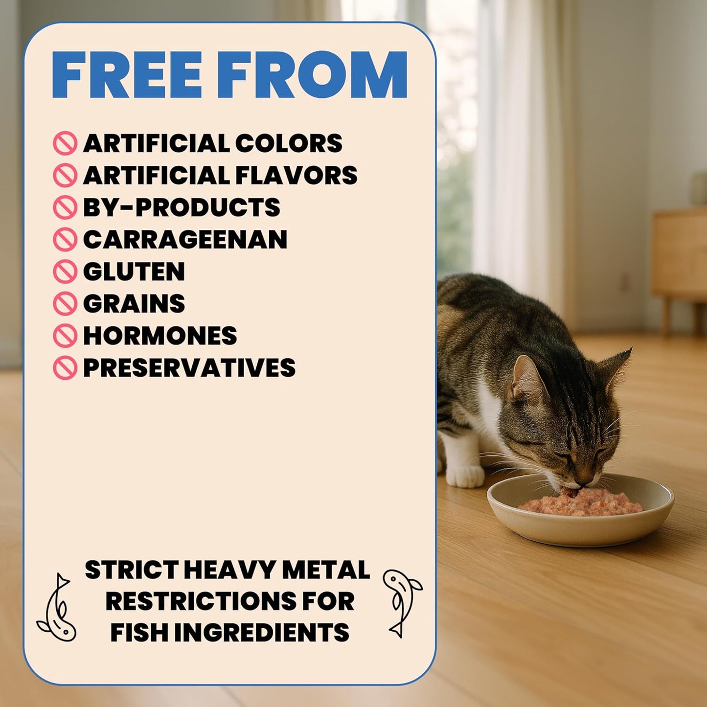 almo nature Wet Cat Food HQS Complete Land and Sea - Variety Pack Grain Free, Highly Digestible, Hormone Free, Preservative Free, 2.47-oz 24 Pack