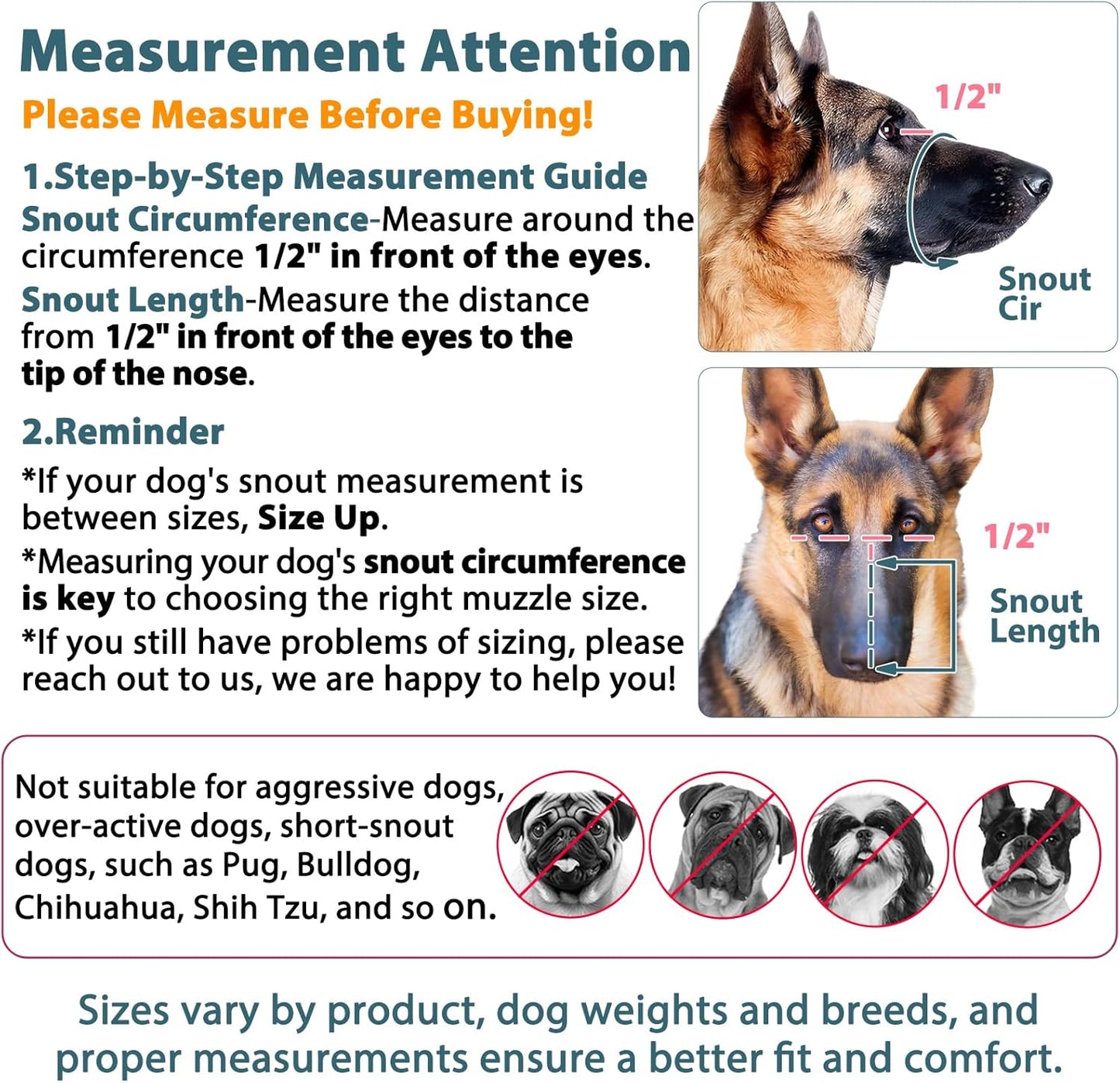 LUCKYPAW Dog Muzzle, Mesh Muzzle for Large Medium Small Dogs, Soft Mouth Guard for Biting Chewing, Breathable Mouth Guard with Adjustable Strap for Training(Brown, XS(Snout:6.5"-7.5"))