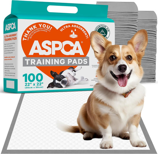 Scented Puppy Pads, [100 Count], Dog Pee Pads for Training, Absorbent Potty Pads for Dogs, Quick-Drying Leakproof Large Dog Pads with Odor Control, 22"x22", Puppy Pads for Indoor or Outdoor Use