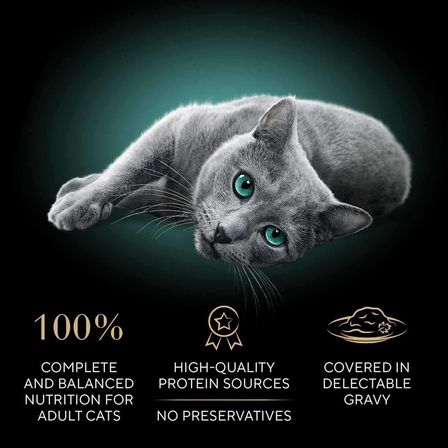 Sheba Gravy Indulgence Adult Wet Cat Food Salmon Entree and Whitefish Entree in Extra Gravy Variety Pack, 2.6 oz. Twin-Pack Trays, (12 Count, 24 Servings) (Pack of 2)