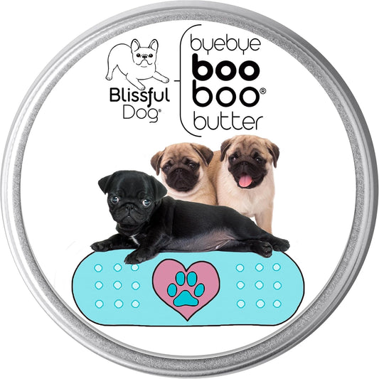 The Blissful Dog 1 oz TIN Pug Booboo Butter