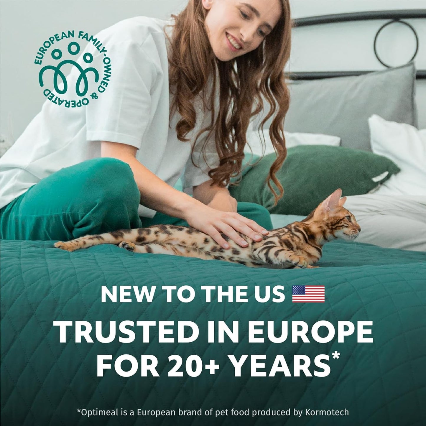 OPtimeal Indoor Cat Dry Food- Chicken & Brown Rice Healthy Recipe Cat Food Dry for Adult Cats - Proudly Ukrainian