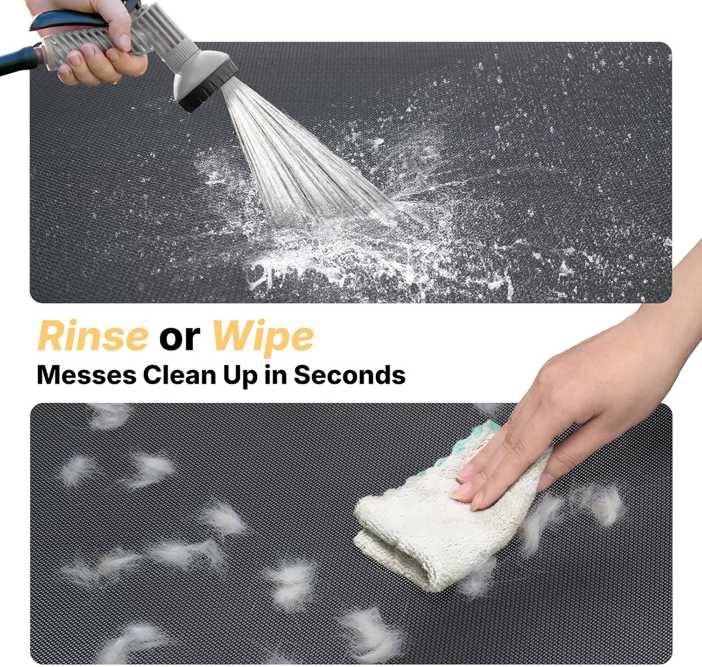 Veehoo Outdoor Elevated Dog Cot Bed, Cooling Raised Pet Bed for Large Dogs, Washable Breathable Mesh Hammock Bed with No-Slip Feet, Indestructible Ground Off Training Platform Cot-42"x30" Beige Coffee