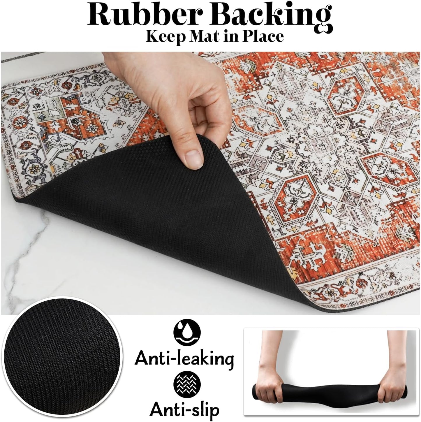 Eco-Friendly Boho Pet Feeding Mats - Non-Slip Cat & Dog Bowl Mats, Absorbent, Food & Water