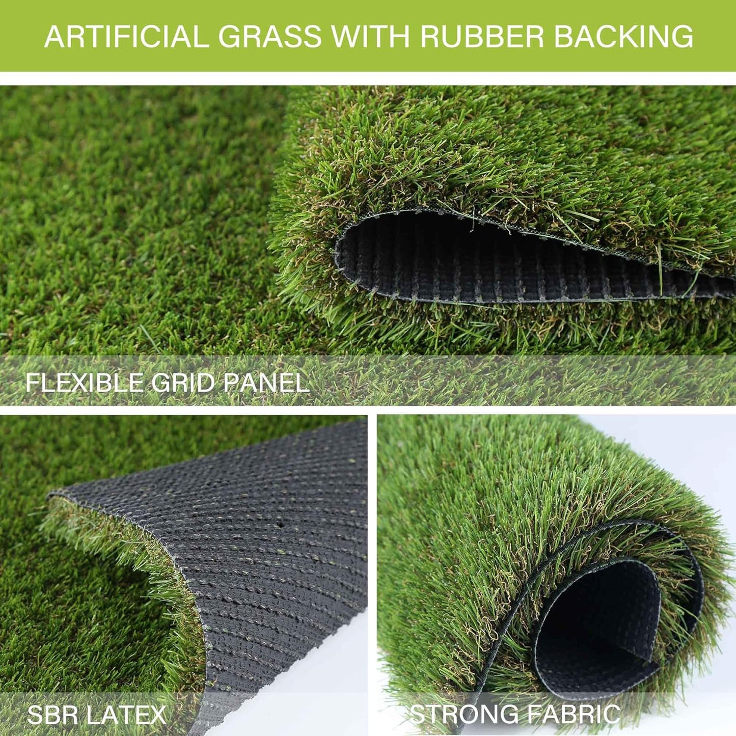 Dog Grass Pads 6 x 8 FT Artificial Grass Pee Pads for Dogs Potty Fake Grass Rug Turf Mat for Dogs Training Indoor Outdoor Garden Lawn Artificial Grass Rug