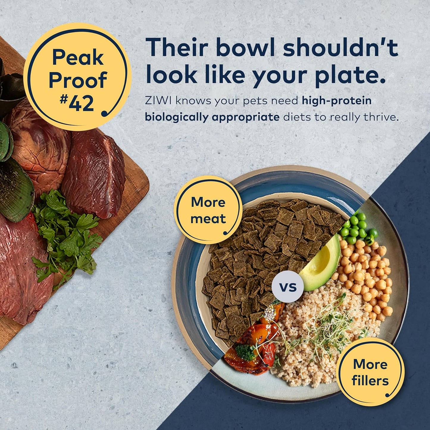 ZIWI Peak Air-Dried Dog Food – Chicken - All Natural, High Protein, Grain Free, Limited Ingredient w/ Superfoods (16oz)