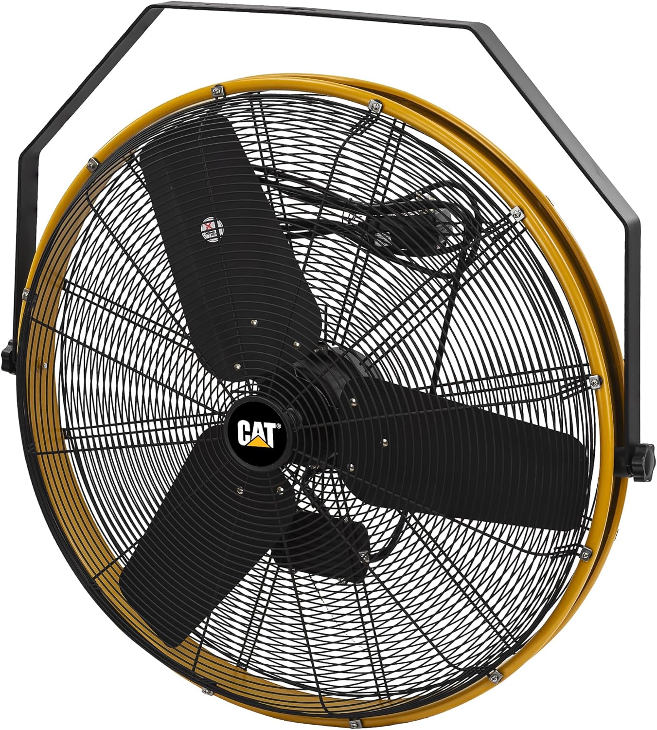 CAT 30 Inch Outdoor IPX4 Weatherproof High Velocity Wall Mounted Shroud Fan. 8900 CFM, 3 Speed - For Industrial, Commercial, & Residential Use. cETL Certified