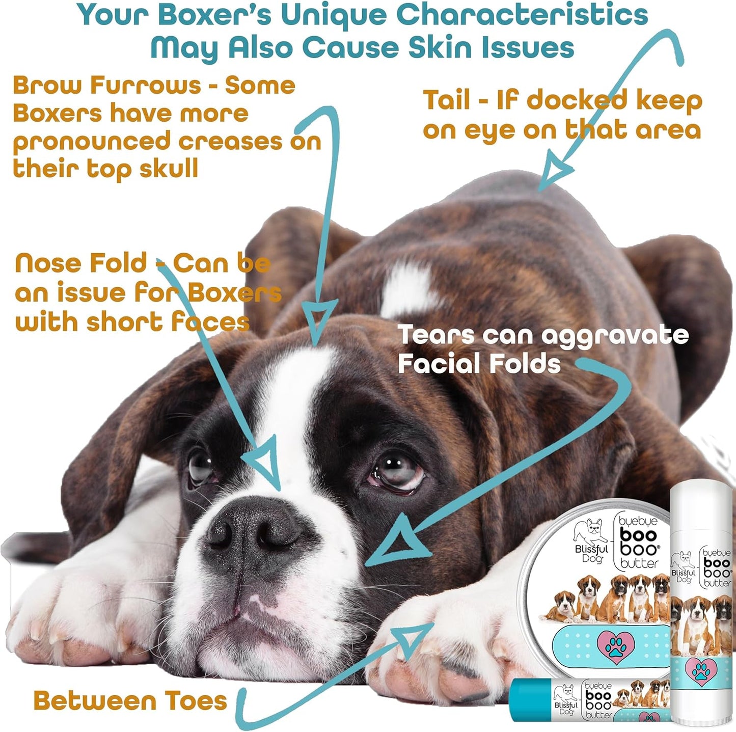 The Blissful Dog .15 oz Tube Boxer Booboo Butter