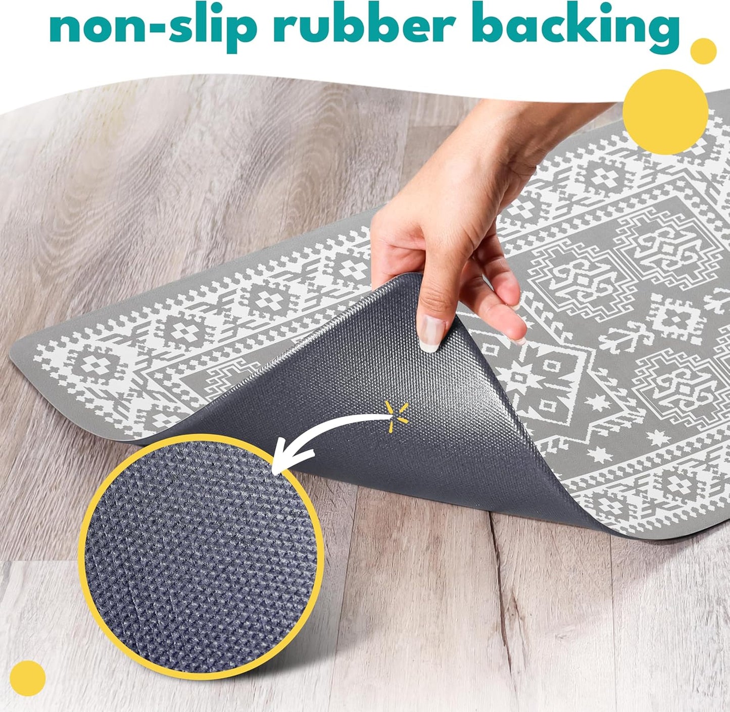 NALALAS Large Dog Mat for Food and Water, Cat Feeding Mat | Large Waterproof Dog Bowl Mat | Non-Slip Pet Food Mat for Floors | Pet Mats for Food and Water | Easy to Clean