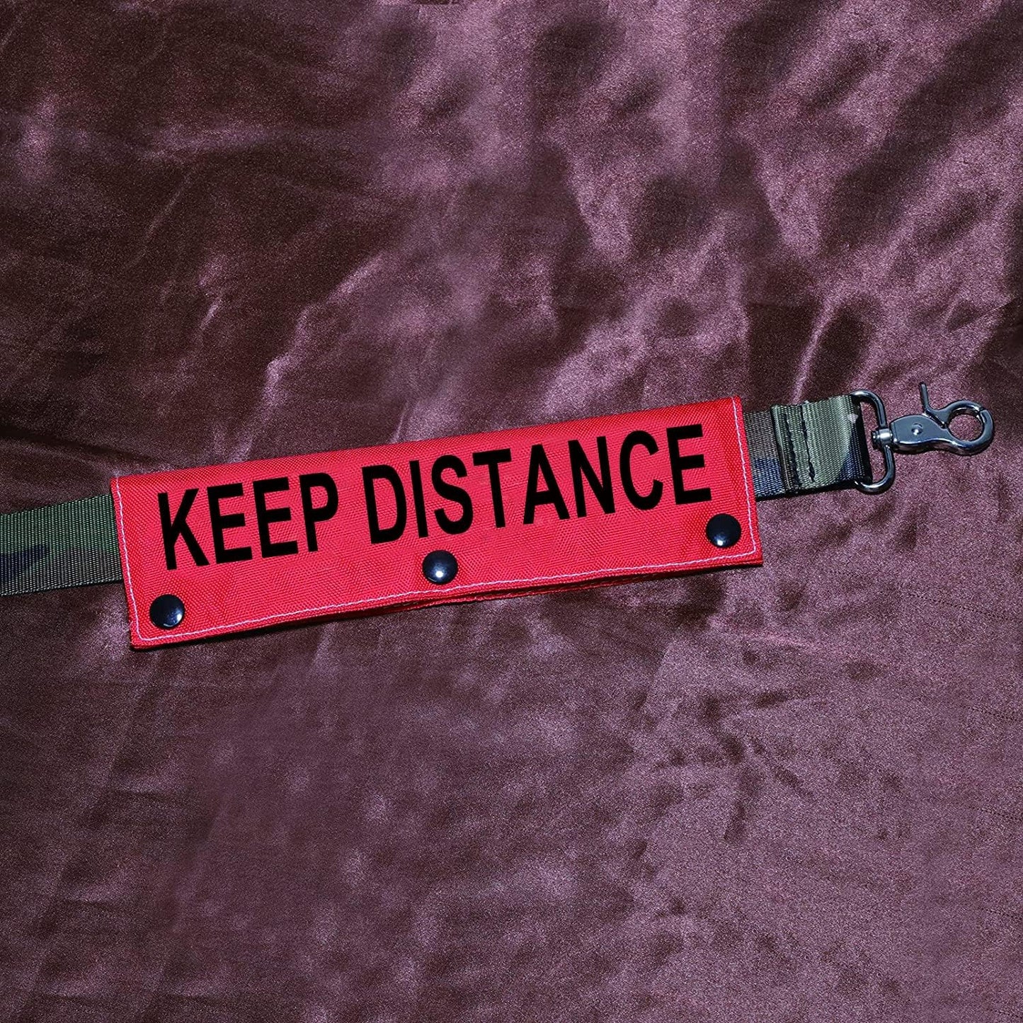 Funny Dog Leash Sleeve Keep Distance Dog Leash Wrap Sleeve Pet Birthday Gift (Keep Distance-Sleeve)