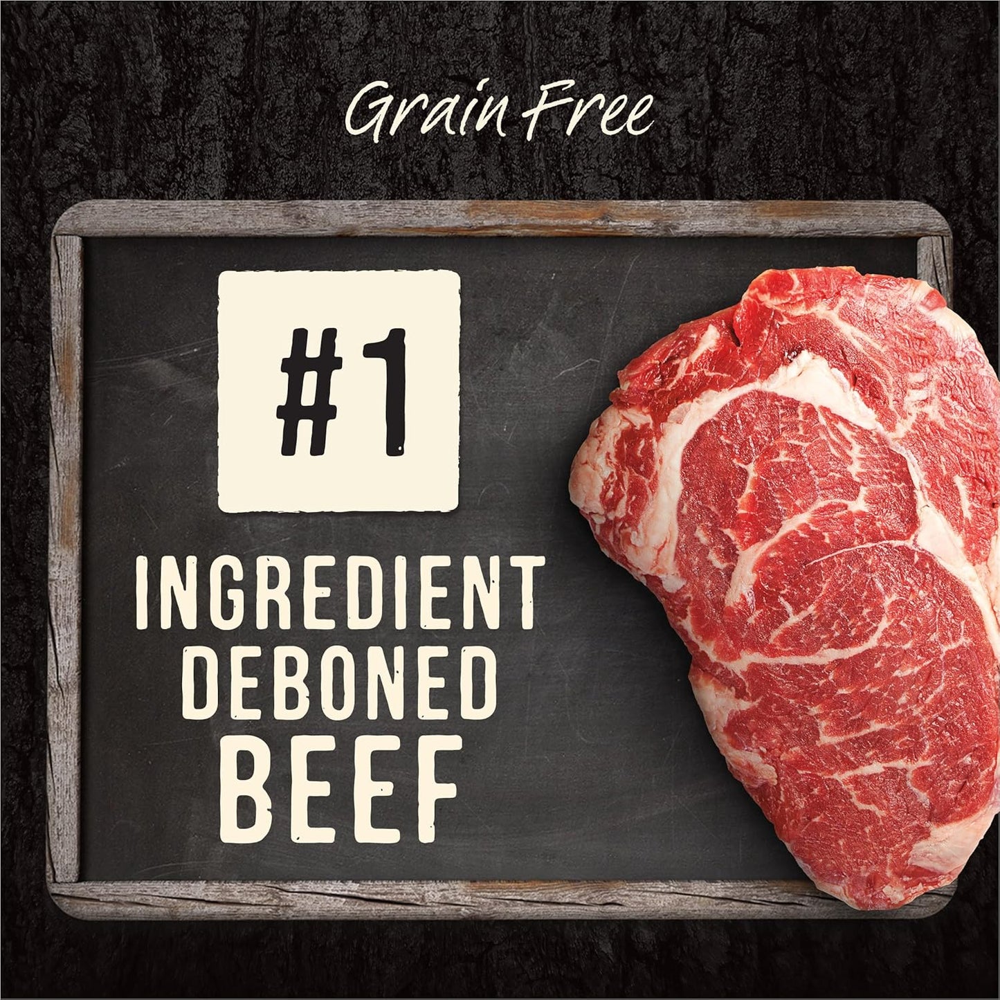 Merrick Backcountry Raw Infused Grain Free Dog Food, Great Plains Red Recipe, Freeze Dried Dog Food - 10 lb. Bag