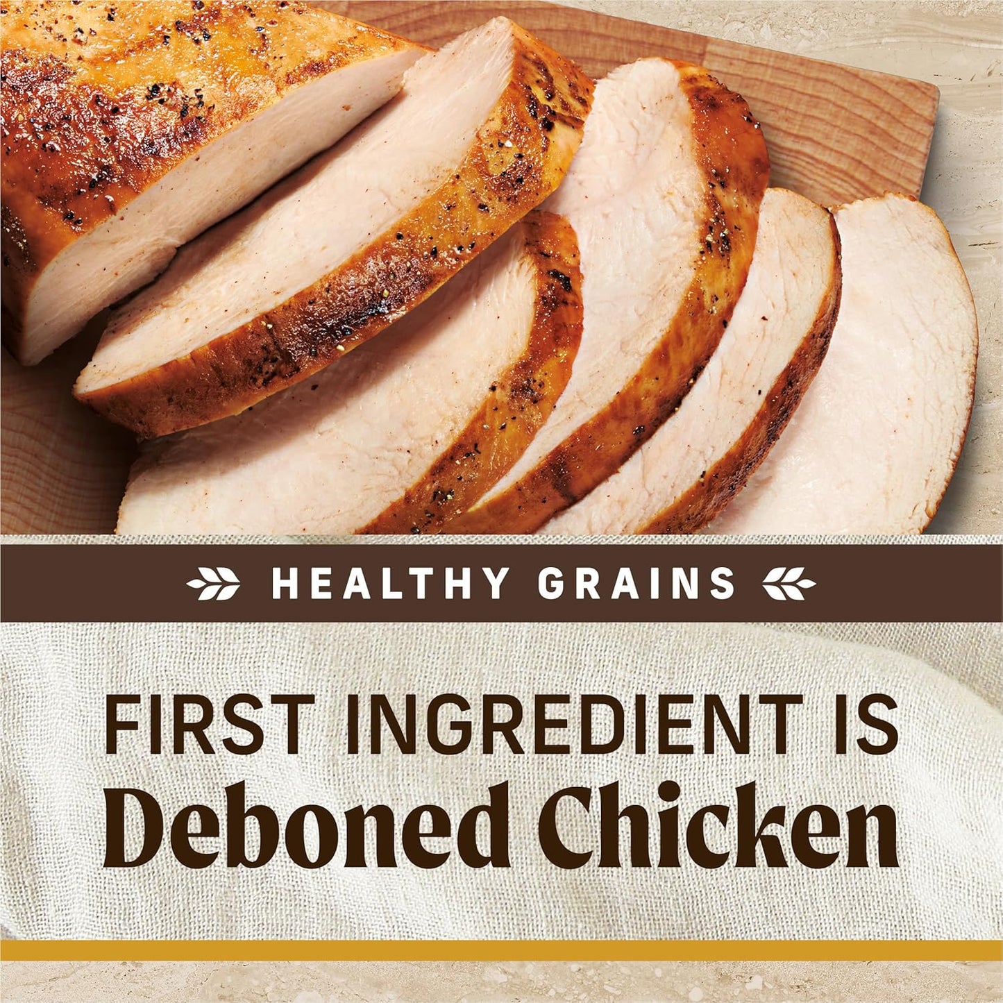 Merrick Healthy Grains Premium Adult Dry Dog Food, Wholesome And Natural Kibble With Chicken And Brown Rice - 25.0 lb. Bag